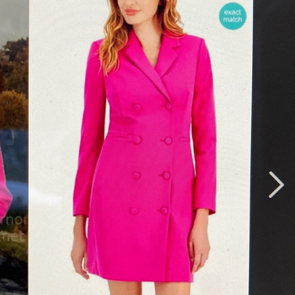 Tahari ASL Hot Pink Trench/Dress
